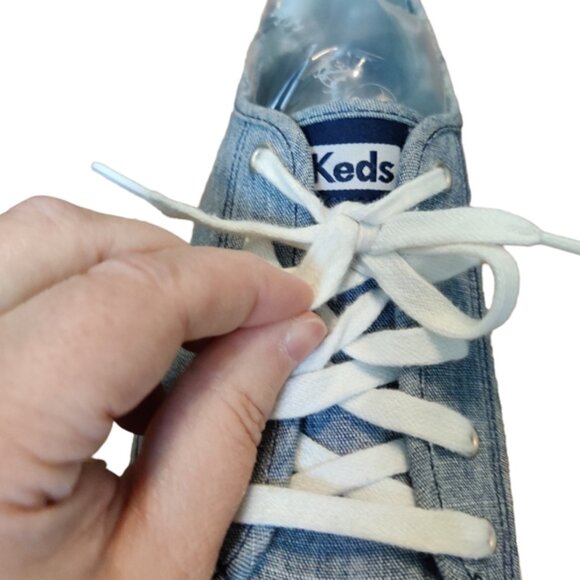 Keds Surfer Classic Chambray Sneaker EUC sz 8.5 US - Picture 12 of 16